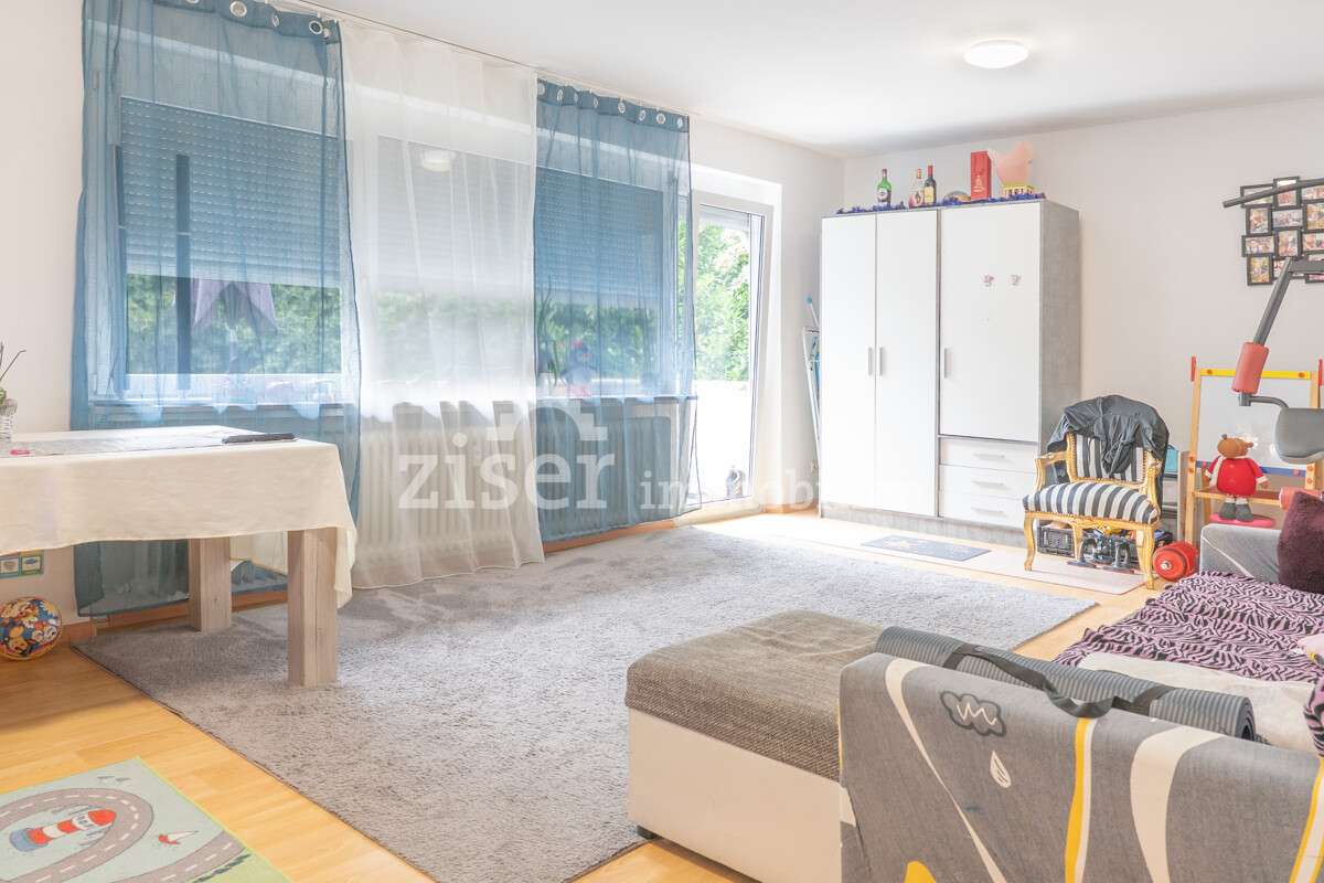 Vermietete 3-Zimmer-Wohnung mit Blick ins Grüne