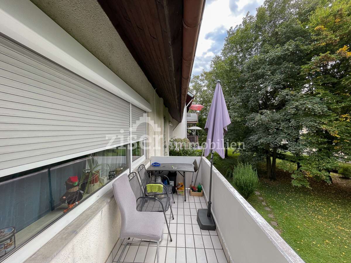 Vermietete 3-Zimmer-Wohnung mit Blick ins Grüne